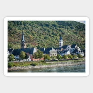 Cruising the Rhine River Sticker